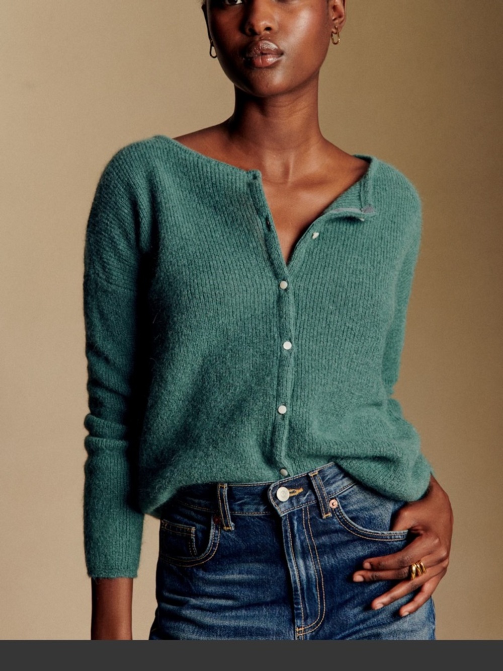 Sezane Sage Gaspard Cardigan